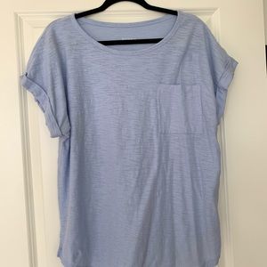 Blue tee